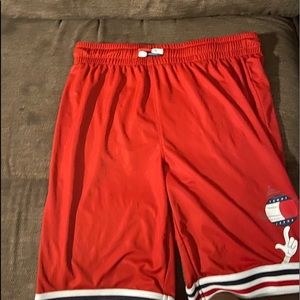 Tommy Hilfiger space jam basketball shorts